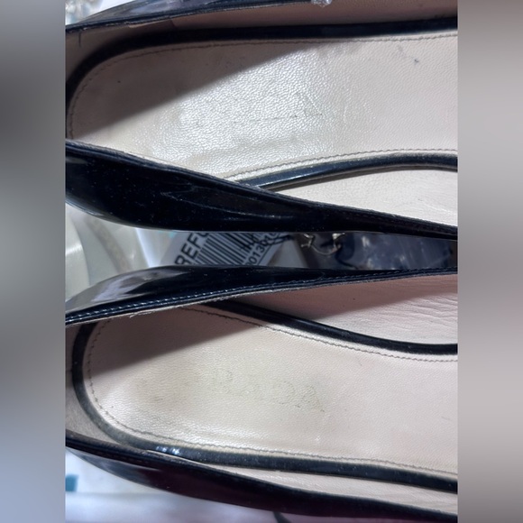 Prada Women's Black Patent Leather Heels - Picture 11 of 13